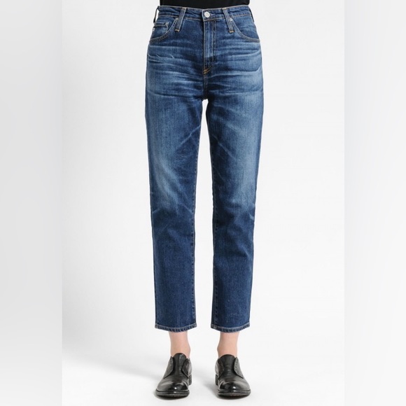 AG Jeans Medium Denim The Phoebe Vintage High Rise Size 28R - Picture 1 of 8